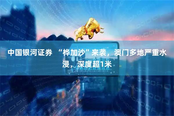 中国银河证券  “桦加沙”来袭，澳门多地严重水浸，深度超1米