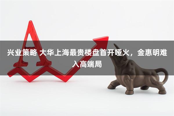 兴业策略 大华上海最贵楼盘首开哑火，金惠明难入高端局