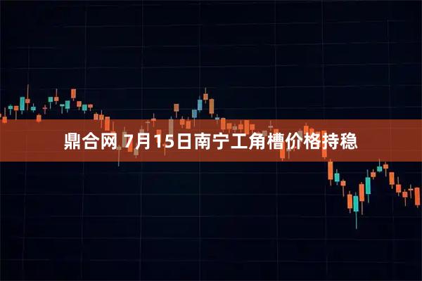 鼎合网 7月15日南宁工角槽价格持稳